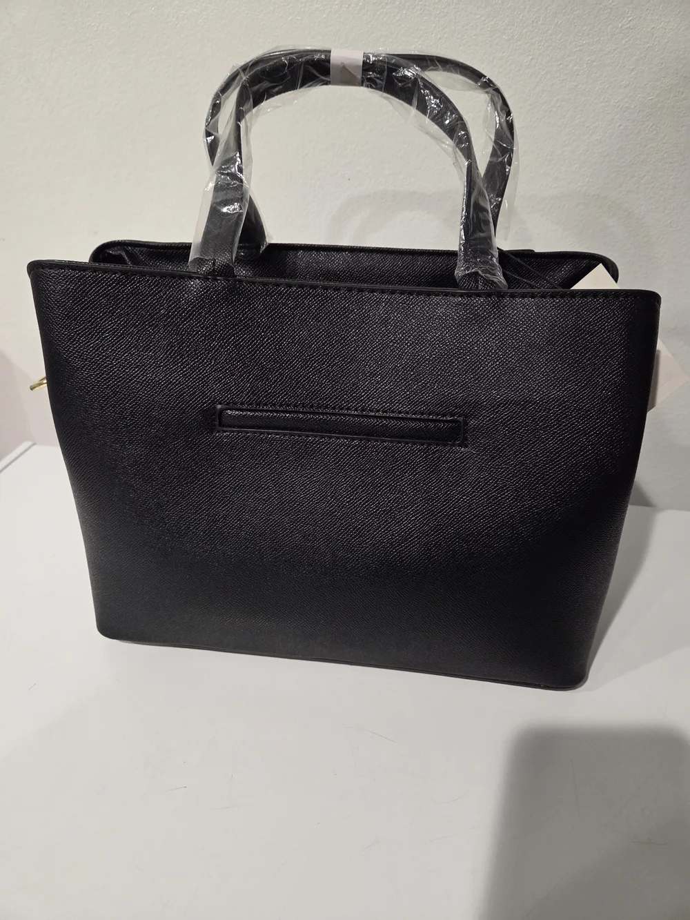 London Fog Black Studded Tote